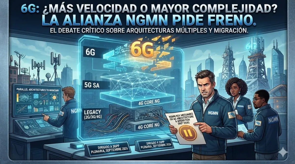 Portada de: 6G: la discusión que importa no es la velocidad, es cuánto de 5G vamos a conservar
