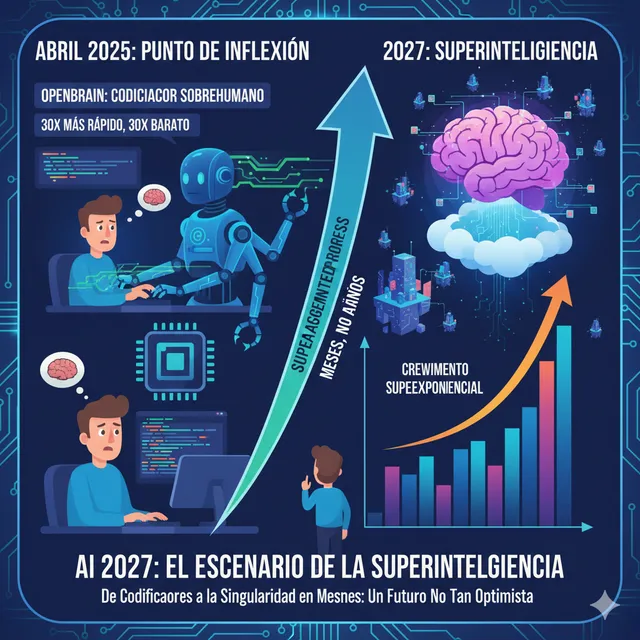 Portada de: AI 2027: El escenario que nadie quiere leer (y deberíamos)