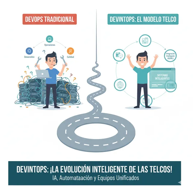 Portada de: DevIntOps: El Modelo que las Telcos Necesitan (y por qué DevOps no es suficiente)