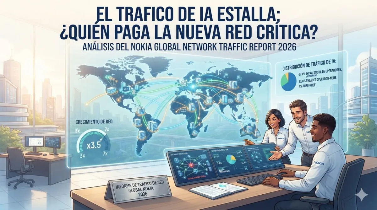 Portada de: La IA también se transporta: quién paga la red que la mueve
