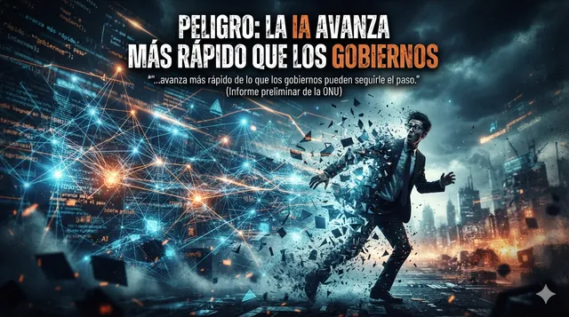 Portada de: La ONU lo advierte: la IA avanza más rápido que nuestras reglas para controlarla