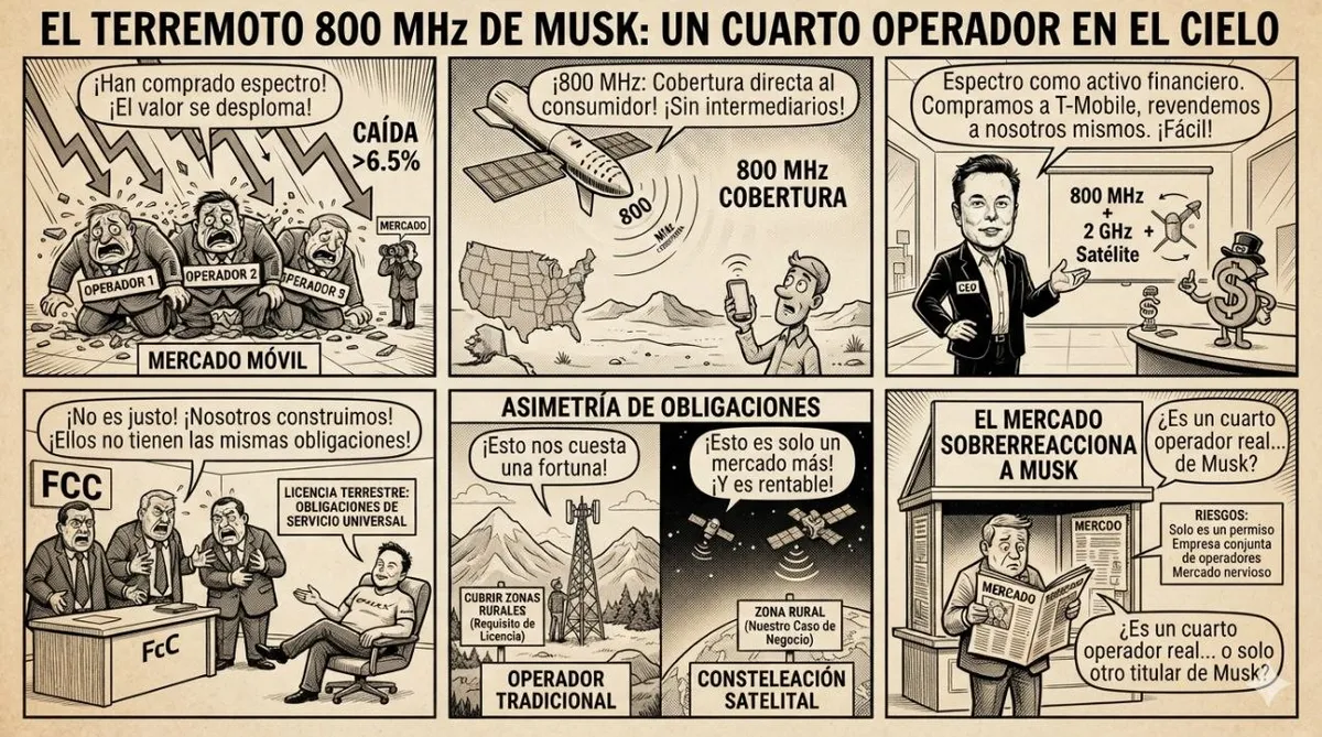 Portada de: Lo que 800 MHz no compra: la física, la bolsa y el trabajo que no se subasta