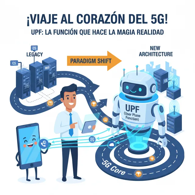 Portada de: UPF en 5G: El Corazón del Plano de Usuario
